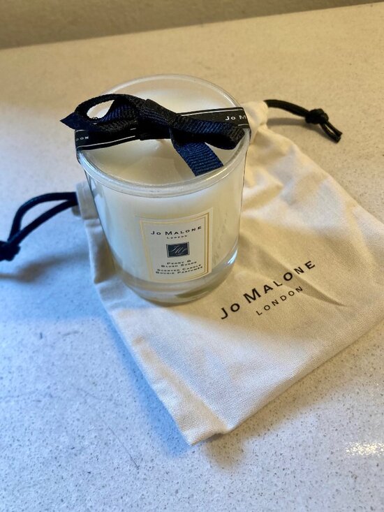 Jo Malone Peony & Blush Suede Scented Candle 65g/Height 1.88 NWT - Picture 3 of 12